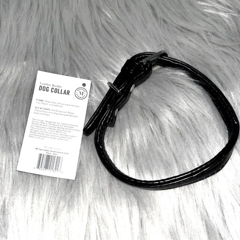Martha Stewart Leather Dog Collar